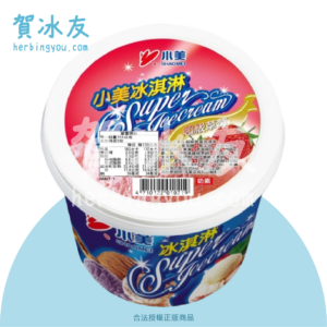 小美1L冰淇淋-草莓 12桶/箱